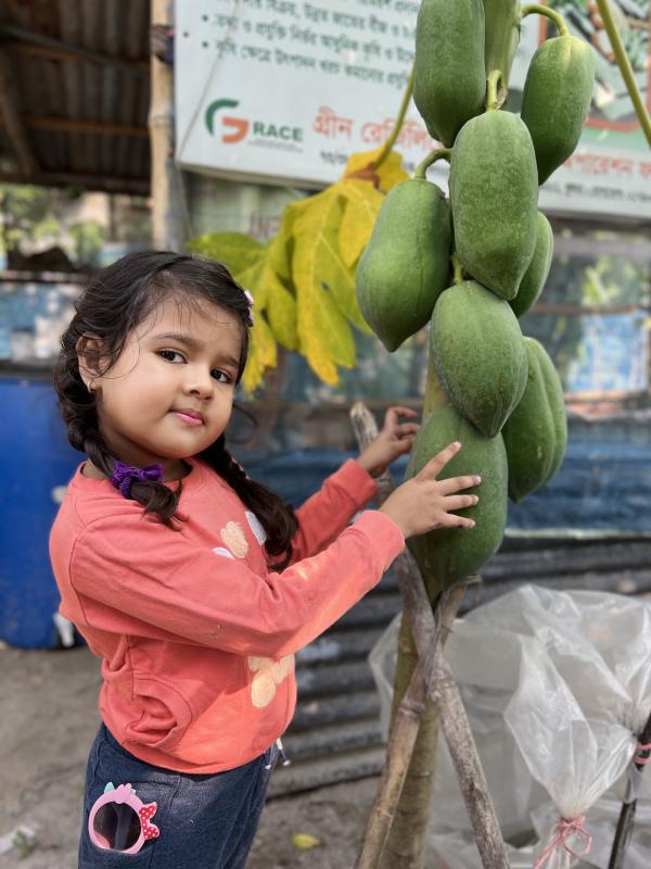 Growing Physical & Mental health  of children with safe food